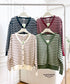 Trendy Knitwear Stripes Cardigan